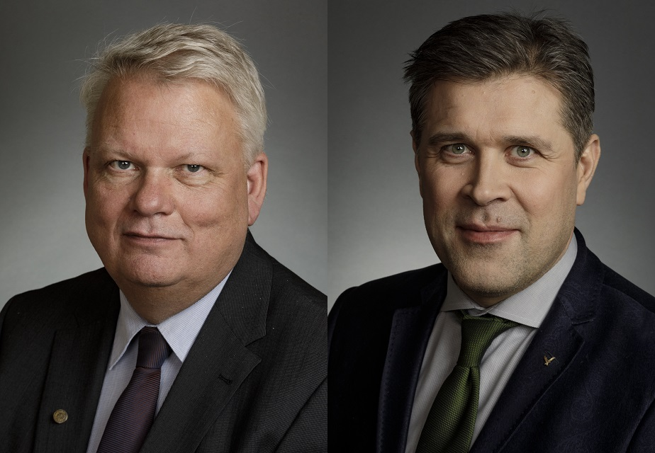 Ólafur Ísleifsson og Bjarni Benediktsson