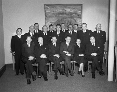 Þingflokkur framsóknarmanna 1949-1953.